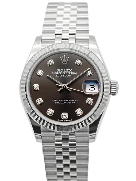 rolex datejust 31mm diamond dial.